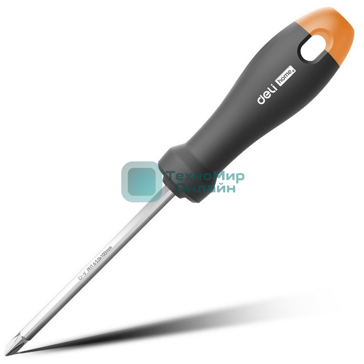 Отвертка Deli Двухсторонняя отвертка 
