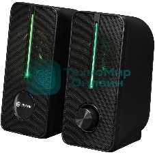 Акустическая система Оклик OK-120U 2.0 черный 6Вт