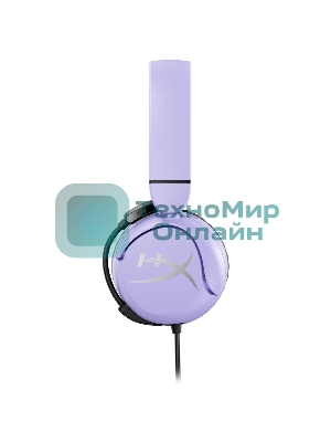 Гарнитура HyperX Cloud Mini Multi Lavender, беспроводная + проводная, Bluetooth, до 25 ч