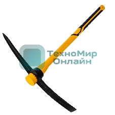 Кирка Denzel 3000 г, фиберглассовая обрезиненная рукоятка 900 мм