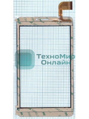 Сенсорное стекло (тачскрин) RP-468A-7.0 FPC-755-A1, серое