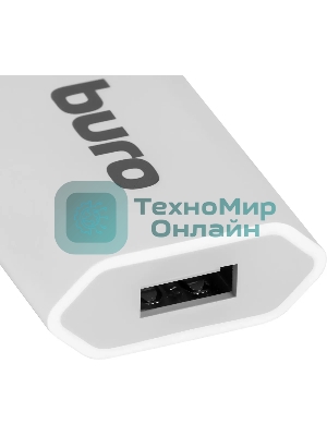 Сетевое зарядное устройство Buro TJ-164w 1A универсальное белый