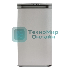 Холодильник Бирюса M408 металлик однокамерный 88/27л морозилка сверху