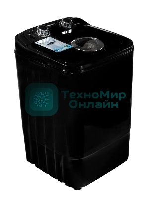 Стиральная машина Horizont WM-4601W черная, загрузка вертикальная 4.6кг, класс: A