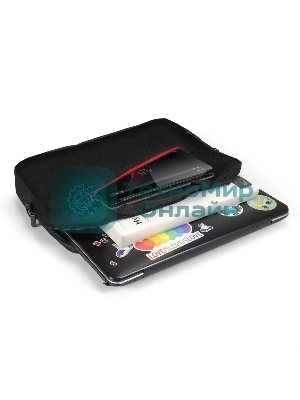 Сумка для ноутбука ExeGate Start S1518 Black, черная, полиэстер, для ноутбуков до 15.6