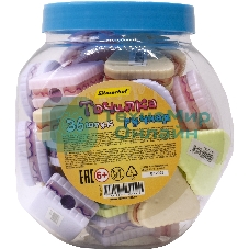 Точилка для карандашей ручная Silwerhof Cookies Монстрики, 1 отверстие, пластик, ассорти, туба