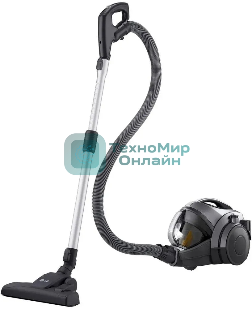 Пылесос LG VK89309H серебристый, 420/2000 Вт, уборка сухая, пылесборник контейнер 1.2 л