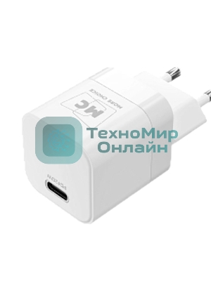 Сетевое зарядное устройство MORE CHOICE (4620202555816) NC86 1Type-C 3.0A PD 20W, белый