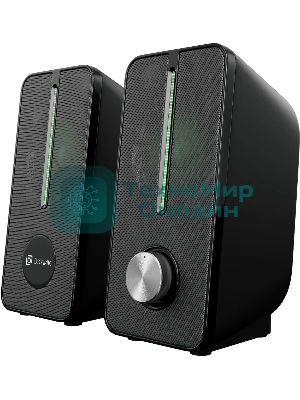 Акустическая система Оклик OK-120U 2.0 черный 6Вт