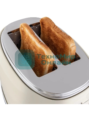 Тостер электрический ENDEVER Skyline ST-129 850 Вт, бежевый