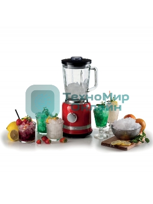 Блендер стационарный Ariete Moderna 0585/00 красный, 1000 Вт, 4 скорости, турбо