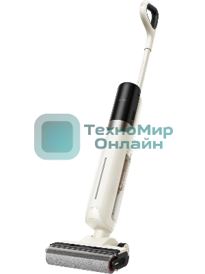 Пылесос вертикальный моющий Dreame Trouver K30 Mix белый, питание от аккумулятора, 300 Вт, уборка сухая/влажная, пылесборник 0.5 л, работа от АКБ max 50 мин