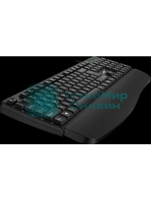 Клавиатура Genius KB-123 проводная, USB Type-A, чёрный
