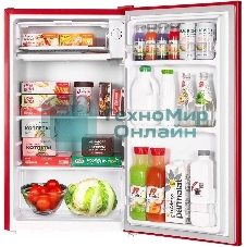 Холодильник Maunfeld MFF83RR красный однокамерный 85л