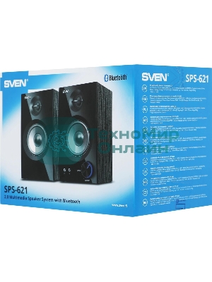 Акустическая система SVEN АС SPS-621, черный (28 Вт, Bluetooth)