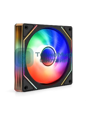 Вентилятор с подсветкой ExeGate EX12025H3P4PPRM-PWM.ARGb (120x120x25, ARGb, Hydraulic bearing (гидродинамический), 4pin + 3pin, 600-1800RPM, 26dBA)