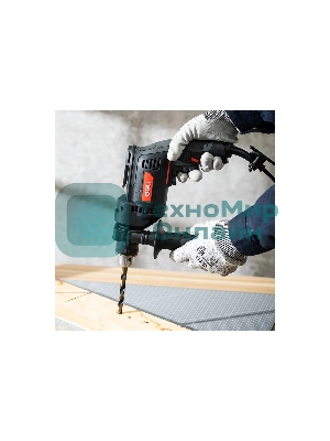 Дрель Deli DE-CZ13-1E, 680Вт, сетевая, ударная