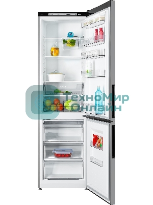 Холодильник Atlant ХМ-4626-181 серебристый двухкамерный 251/119л морозилка снизу