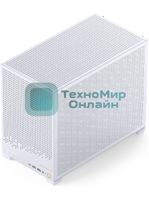 Корпус без блока питания Case JONSBO D32 PRO, Mini-Tower, TG, no fan, 2xUSB-A 3.2 + 1xUSB-C 3.2, mATX, mDTX, mITX White