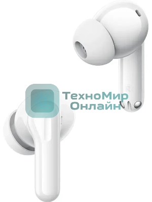 Наушники TWS Realme Buds T200 белый, внутриканальные, Bluetooth, до 30 ч