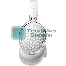 Беспроводные/проводные наушники A4Tech Bloody BH350C белый, полноформатные, Bluetooth + проводной