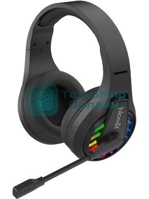 Гарнитура Bloody GR230 чёрный, беспроводная + проводная, радиоканал, до 40 ч, подсветка