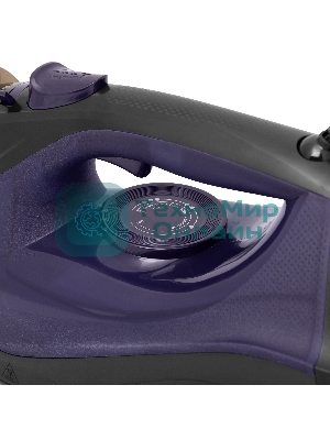 Утюг BBK ISE-2413 (B/V) черный/фиолетовый, 2400 Вт, 40 г/мин, 140 г/мин, 450 мл
