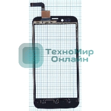 Сенсорное стекло (тачскрин) для Archos 50 Platinum MCF-050-0995-V2, черное