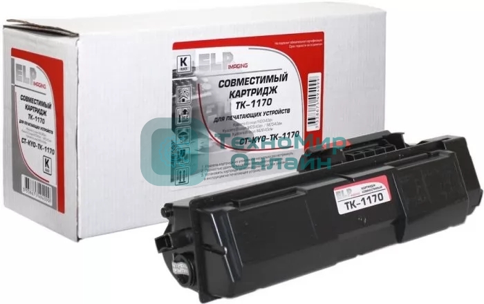 Картридж лазерный ELP TK-1170 черный (7200 стр.) для Kyocera M2040DN/M2540DN/DW/M2640IDW