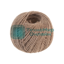 Шпагат джутовый Сибртех 1 мм, L 140 м, 2-ниточный,