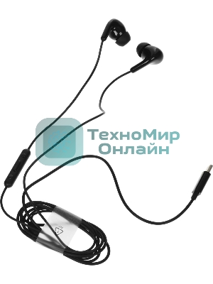 Проводные наушники Xiaomi Type-C Earphones черный, внутриканальные, USB Type-C