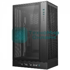 Компьютерный корпус MiniTower Deepcool CH270 черный (Mini-ITX, без БП, 2*Type A+USB Type-C) (R-CH270-BKNDM0-G-1)