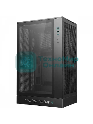 Компьютерный корпус MiniTower Deepcool CH270 черный (Mini-ITX, без БП, 2*Type A+USB Type-C) (R-CH270-BKNDM0-G-1)