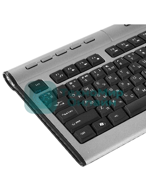 Клавиатура проводная A4Tech KLS-7MUU USB серебристый/черный