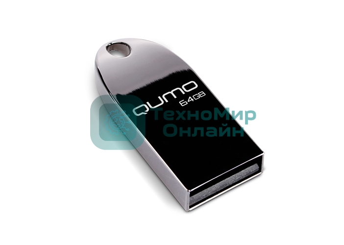 Флешка USB QUMO 64 Gb Cosmos цвет корпуса серебристый2.0 (QM64GUD-Cos-s)
