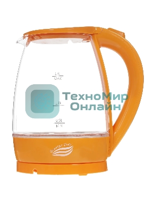 Чайник электрический Великие Реки Дон-1 оранжевый