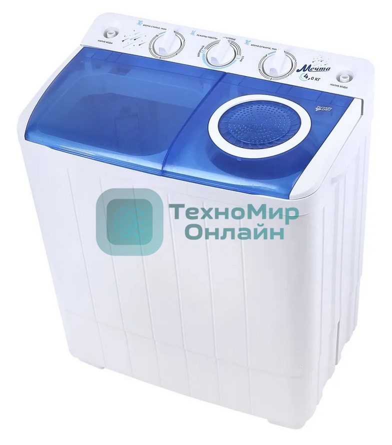 Стиральная машина Мечта WMS T413UPTA01 белая, загрузка вертикальная 4кг, 1350 об/мин.