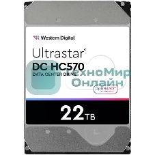 Жесткий диск Western Digital HDD Server Ultrastar DC HC570 WUH722222ALE6L4 22TB 7200rpm SATA-III 512Mb 3.5