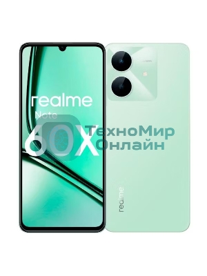Смартфон Realme Note 60х, 3/64Gb, зеленый