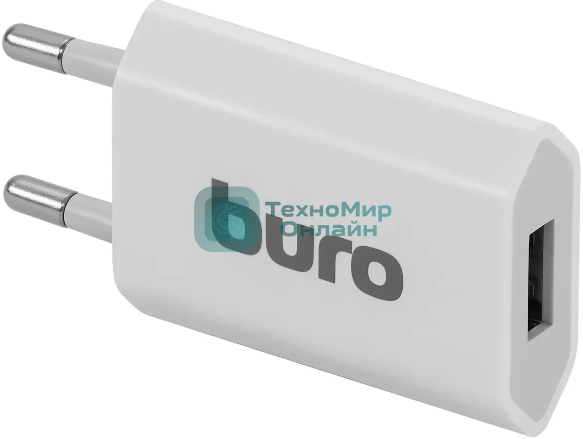 Сетевое зарядное устройство Buro TJ-164w 1A универсальное белый