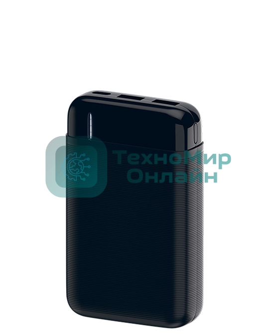 Внешний аккумулятор Maxvi PB10-07 10000 мАч, 2A, 2хUSB/Type-C/MicroUSB