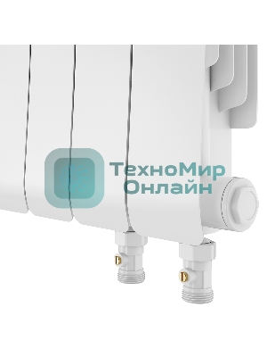 Радиатор биметаллический Royal Thermo Infinity 300 Bianco Traffico VR80 - 8 секц.