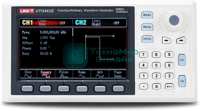 Генератор сигналов UNI-T UTG962E