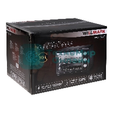 Мини-печь Willmark WO-392B (30 литров, таймер, термостат,230С, 1500Вт, черный)