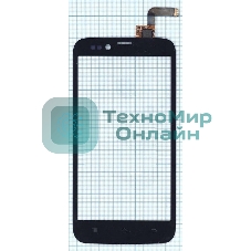 Сенсорное стекло (тачскрин) для Archos 50 Platinum MCF-050-0995-V2, черное