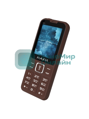 Мобильный телефон Maxvi K21 шоколадный