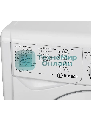 Стиральная машина Indesit IWSC 6105 белый, загрузка фронтальная 6 кг, 1000 об/мин., класс: А