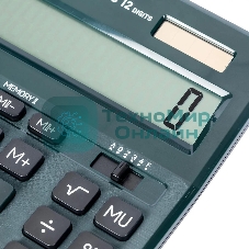 Калькулятор настольный Deli EM888F-green зеленый 12-разр.