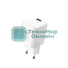 Сетевое зарядное устройство MORE CHOICE (4620202555816) NC86 1Type-C 3.0A PD 20W, белый