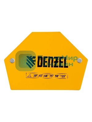 Фиксатор магнитный Denzel для сварочных работ усилие 25 LB, 30х45х60х75х90х135 град.